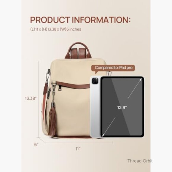 Large PU Leather Anti-Theft Backpack Purse with Multiple Pockets